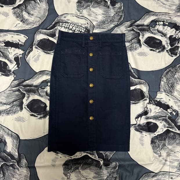 폴로랄프로렌 데님 미디스커트 0사이즈 여성 44~55사이즈 