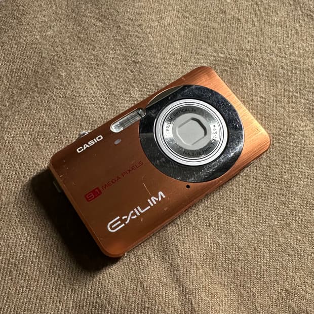 카시오 엑슬림 Z85 오렌지 (소프트 플래쉬/작례O)