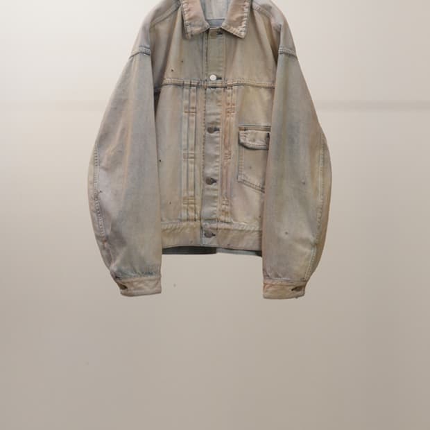 안셀름_LAYERING COLOR DENIM JACKET [INDIGO]