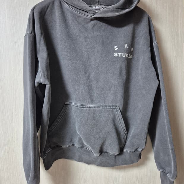 (정품) 아이앱 스튜디오 피그먼트 후드티 후드맨투맨 M