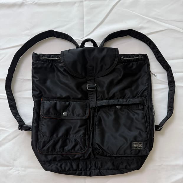 PORTER 포터 탱커 백팩 럭색 블랙