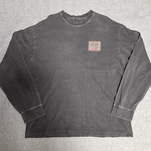 Vintage 피그먼트 긴팔 티셔츠 XL(105)