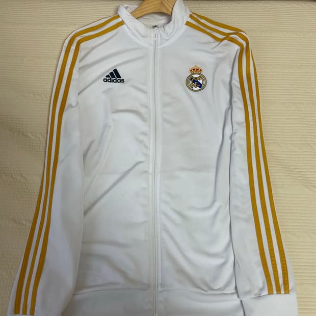 레알마드리드 아디다스 트랙탑 화이트