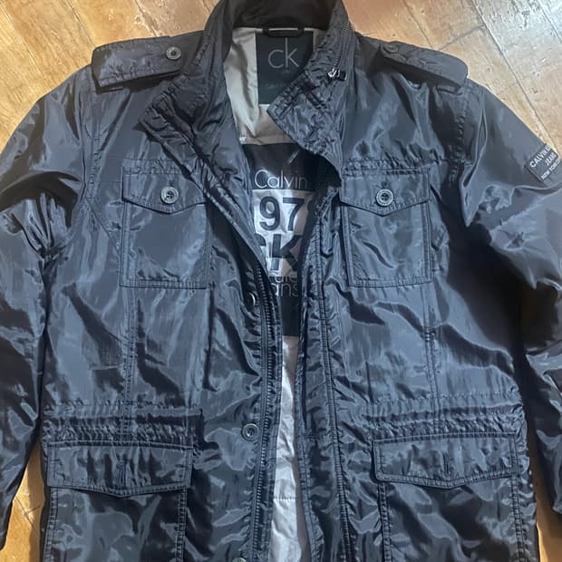 캘빈클라인  간절기 블랙 자켓 XL (105)