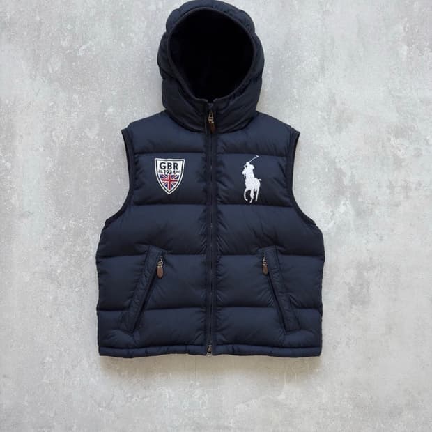 빅포니 브리튼 푸퍼 패딩 조끼