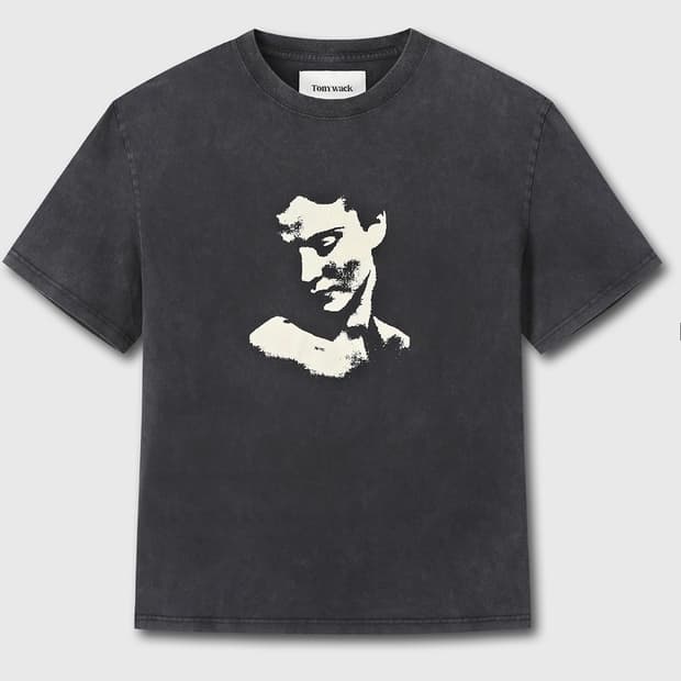 토니웩 portrait garment dyed 티셔츠