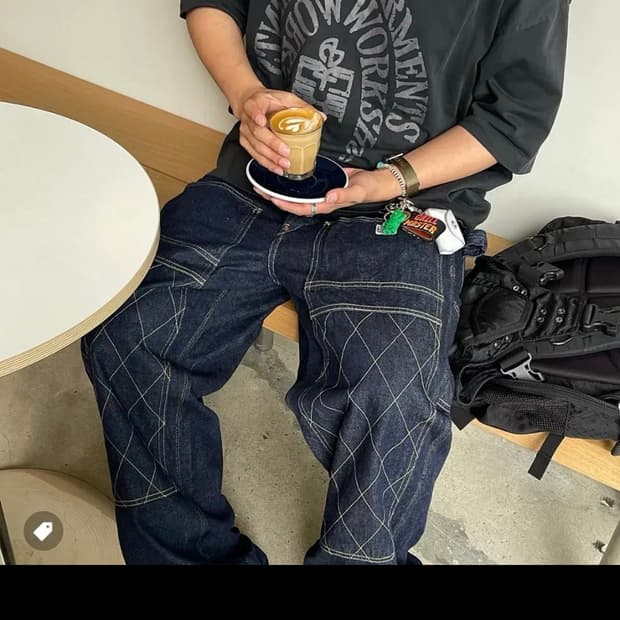 캐피탈 11.5온즈 데님 럼버 팬츠