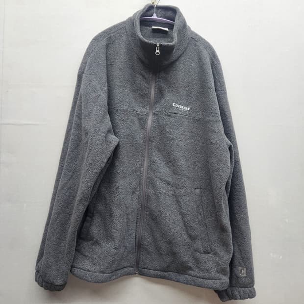 커버낫 로고자수 스트링 후리스 집업 M(2XL)