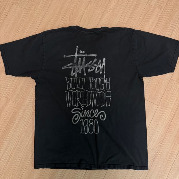 Stussy 스투시 빌트 터프 티셔츠 블랙
