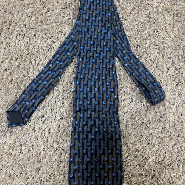 프랑스제 LANVIN 넥타이 실크 100프로 넥타이