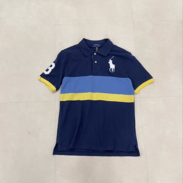 [Polo Ralph Lauren] big pony stripe pk T