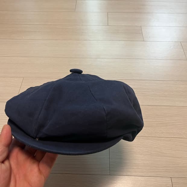 뉴욕햇 라지 코튼 팔각모(빵모자)네이비