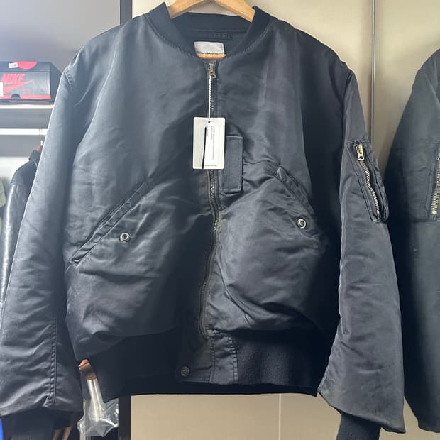 [L] 바우와우 L2B 플라이트 자켓 블랙