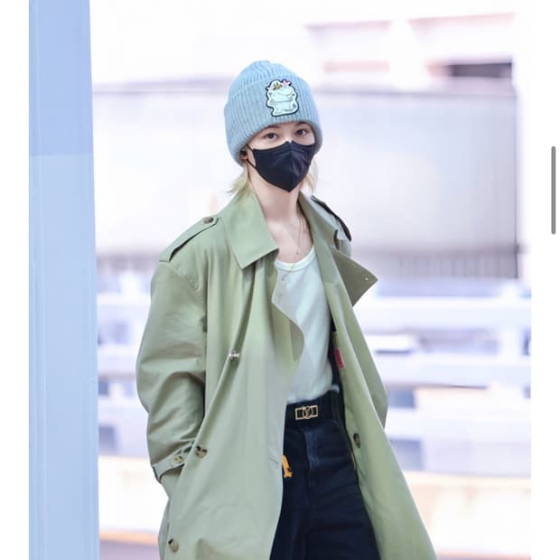 아크네 스튜디오 x 무민 울 비니 라이트 그레이 멜란지