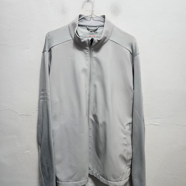 아디다스 클라이마웜 그레이 기모 트랙탑