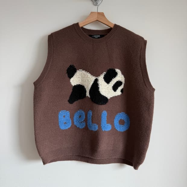 Pre owned 판다 베스트