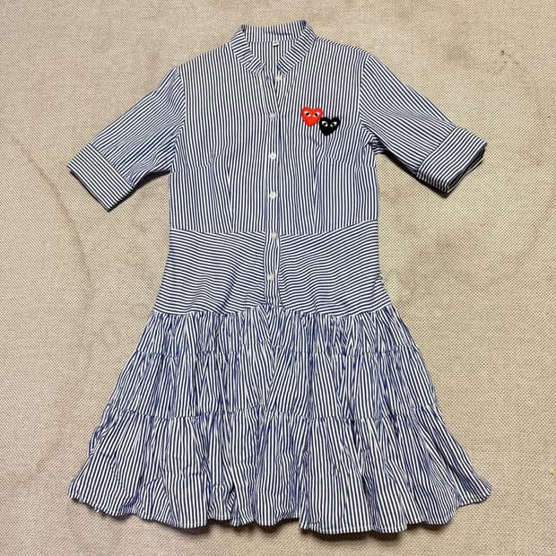 꼼데가르송 반팔 원피스