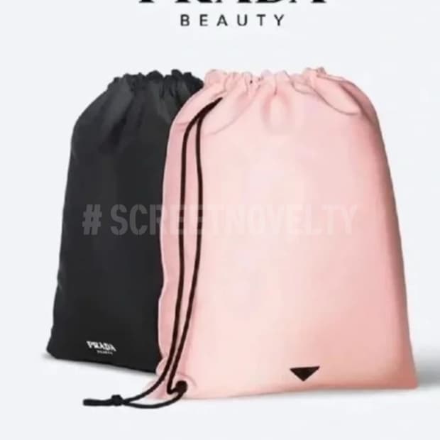 프라다 리미티드 양면 리버시블 백팩 핑크&블랙