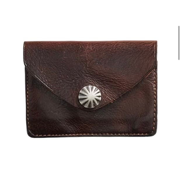 RRL Leather card case 콘초 카드지갑