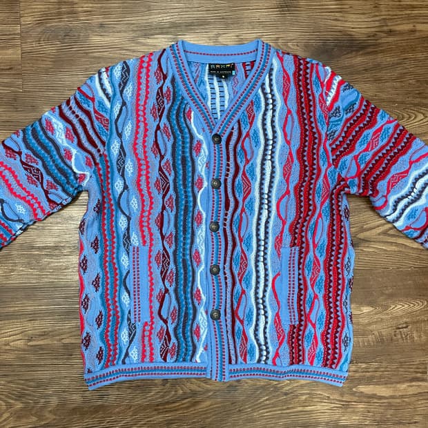 쿠지 COOGI 케이블 가디건