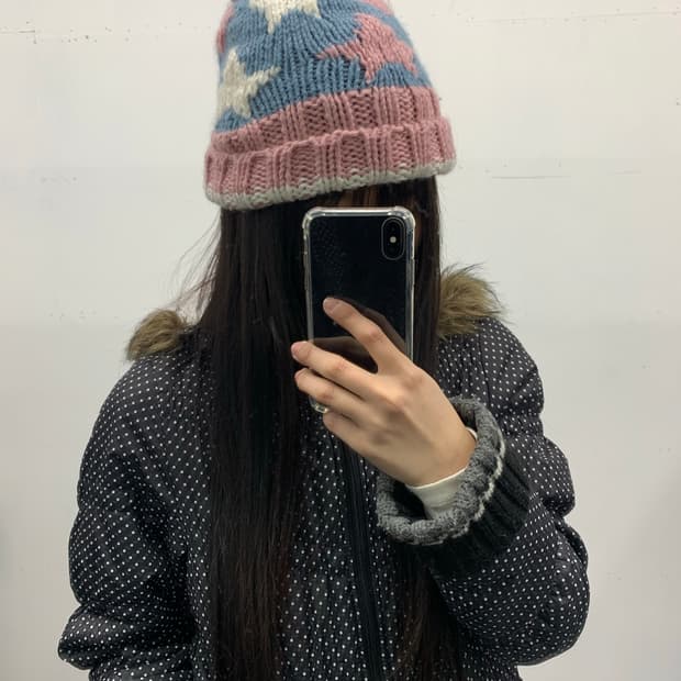 솜사탕 별 방울 비니