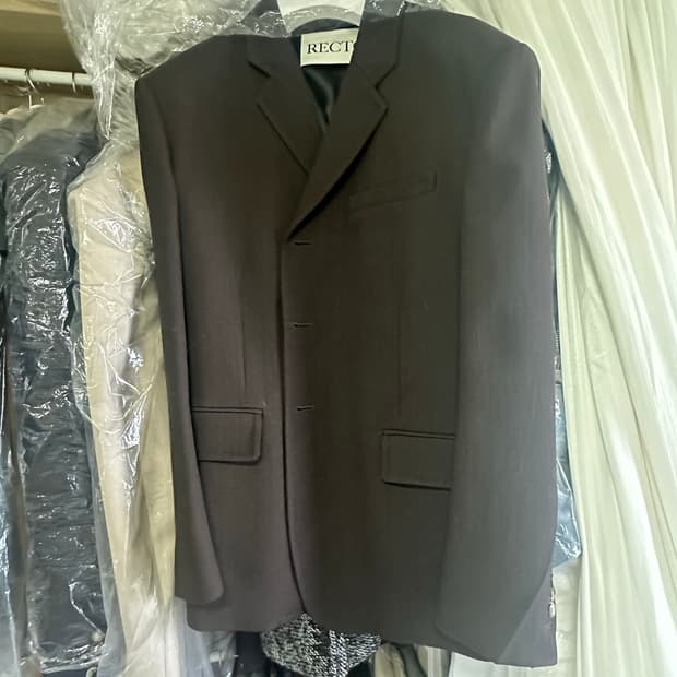 [M]렉토 23FW 빈티지 스트라이프 자켓