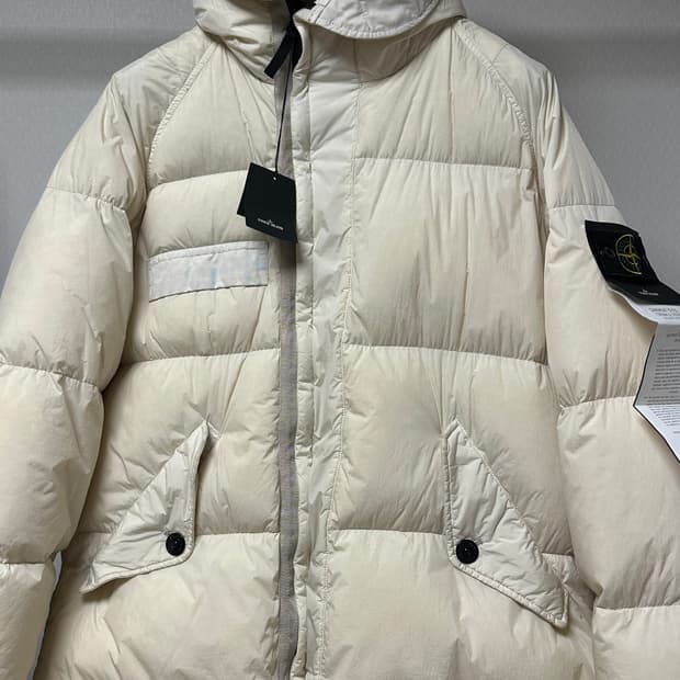 스톤아일랜드 크링클랩스 롱패딩 L(105) 국내판