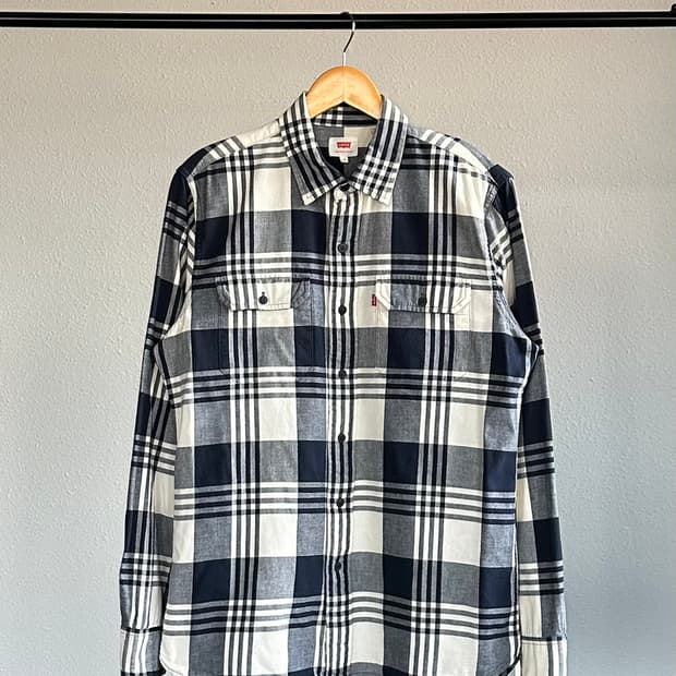 [M]리바이스 Levi's 플레이드 포켓 워크 셔츠