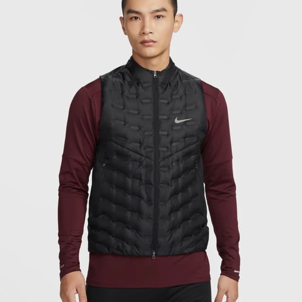 새상품 써마 핏 ADV 리펠 다운 러닝 베스트 L 