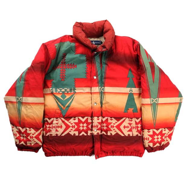 폴로 90s 나바호 다운 패딩