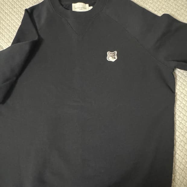 메종키츠네 그레이 폭스헤드 맨투맨 