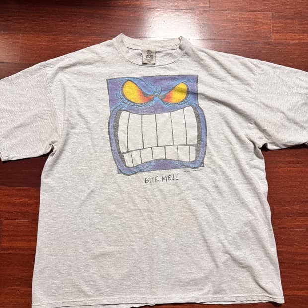 90s Face Offs 'Bite me!' T-shirt