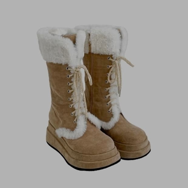 루루서울 윈터 엔젤 퍼부츠 새제품