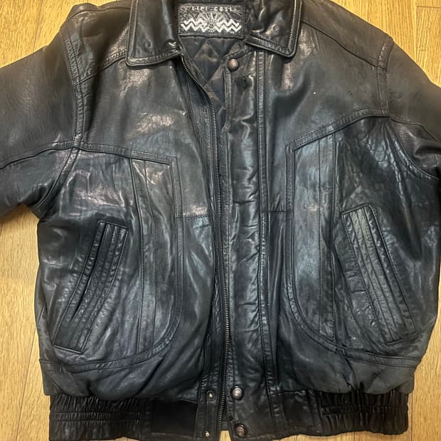 빈티지 가죽자켓