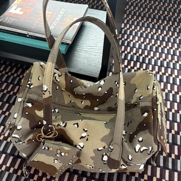플리즈프로젝트 카모백 COMBAT BOSTON BAG