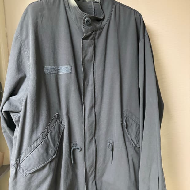 (4)해칭룸 모즈파카 워시드 그래파이트