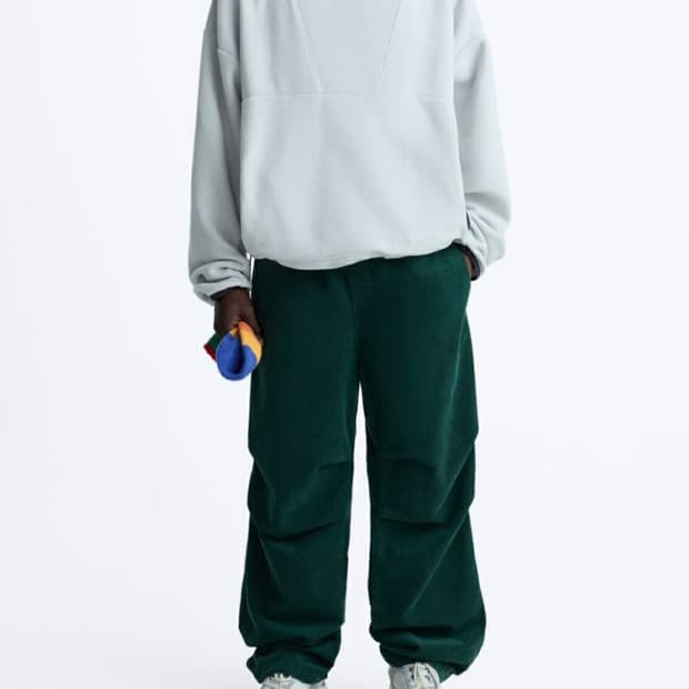 자라 코로듀이 파라슈트 팬츠 XL
