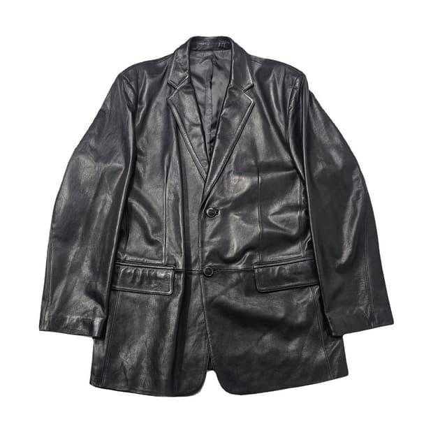 SALLY&JOHN 양가죽 블레이저 XL