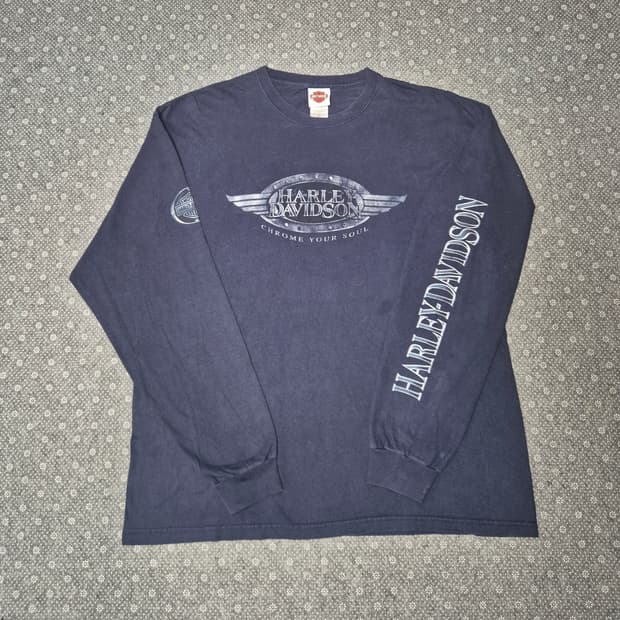 [XXL]00s US Made 할리데이비슨 롱슬리브 - 187