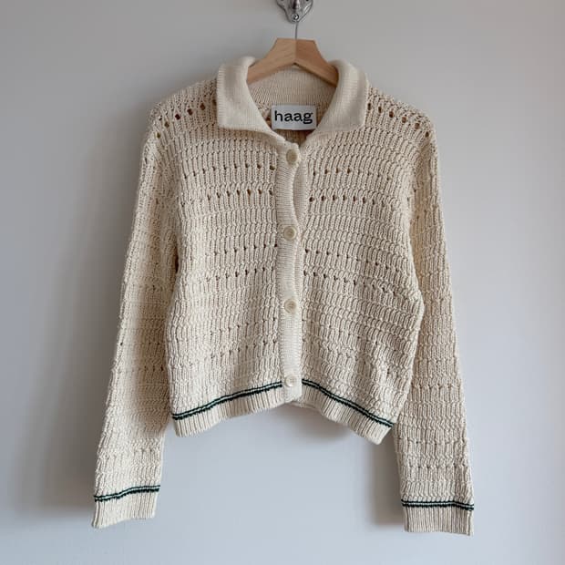 헤이그(haag) 코튼 가디건