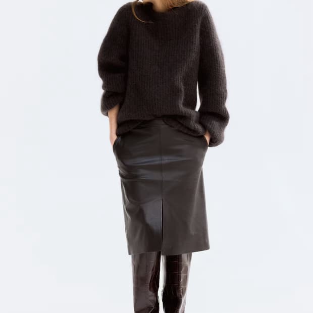 H&M 코티드 스커트