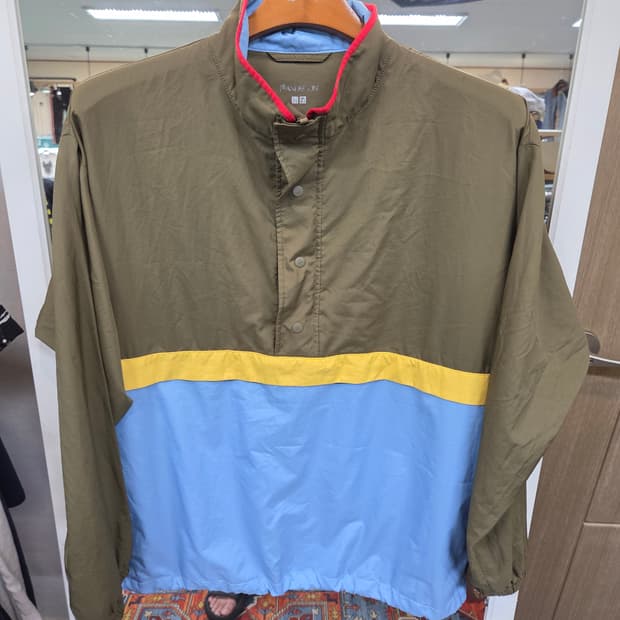 유니클로 jw앤더슨 폴리 아노락 자켓 L