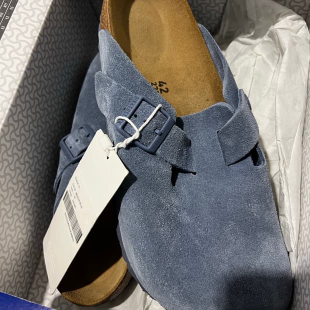 버켄스탁 보스턴 42 엘레멘탈 블루