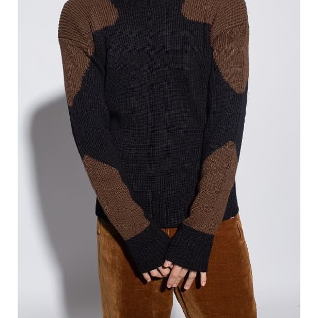 자크뮈스 모크넥 니트 블랙