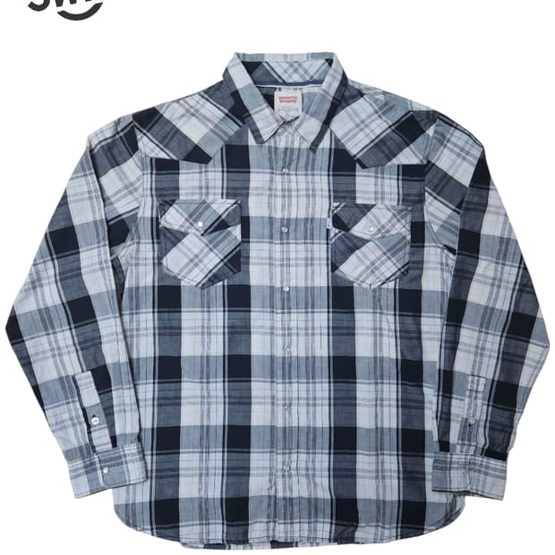 Levis 00's blank tab western shirts