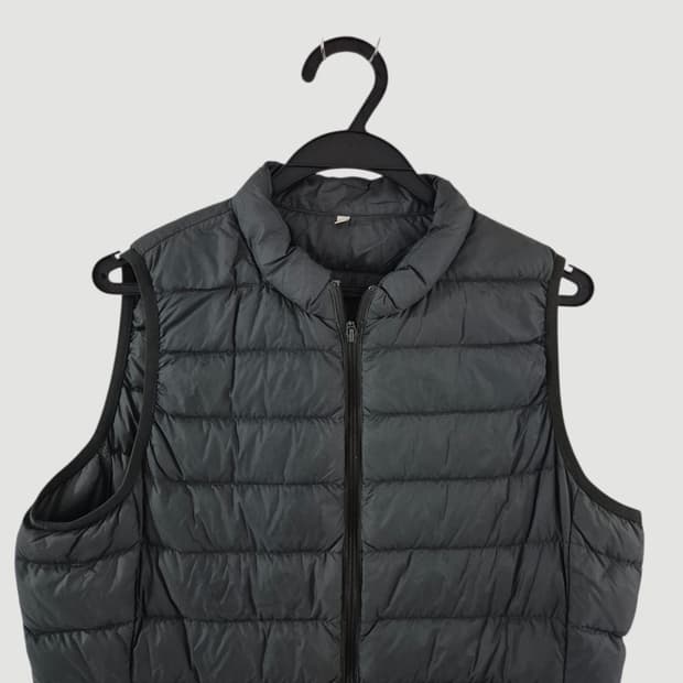 [55]무인양품 무지 빈티지 오리털 경량패딩조끼 Women