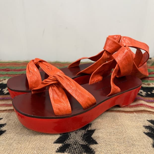 마크제이콥스 플랫폼 끈 샌들 36 X01830