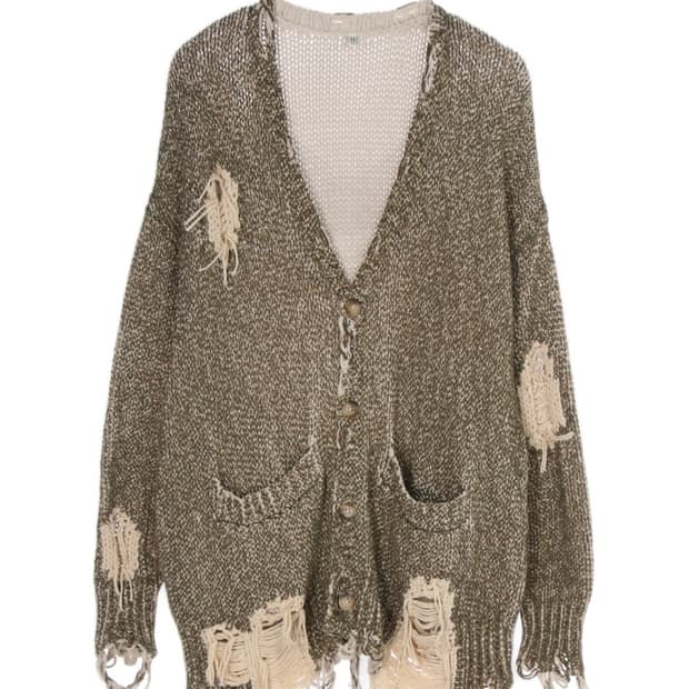 R13 데미지 가디건