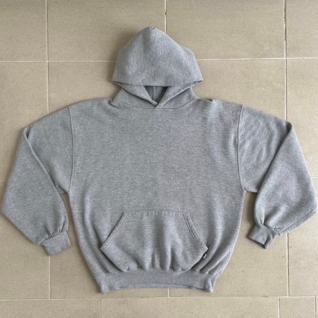 00s 빈티지 러셀 후드티 그레이 L