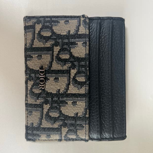 디올 오블리크 카드지갑